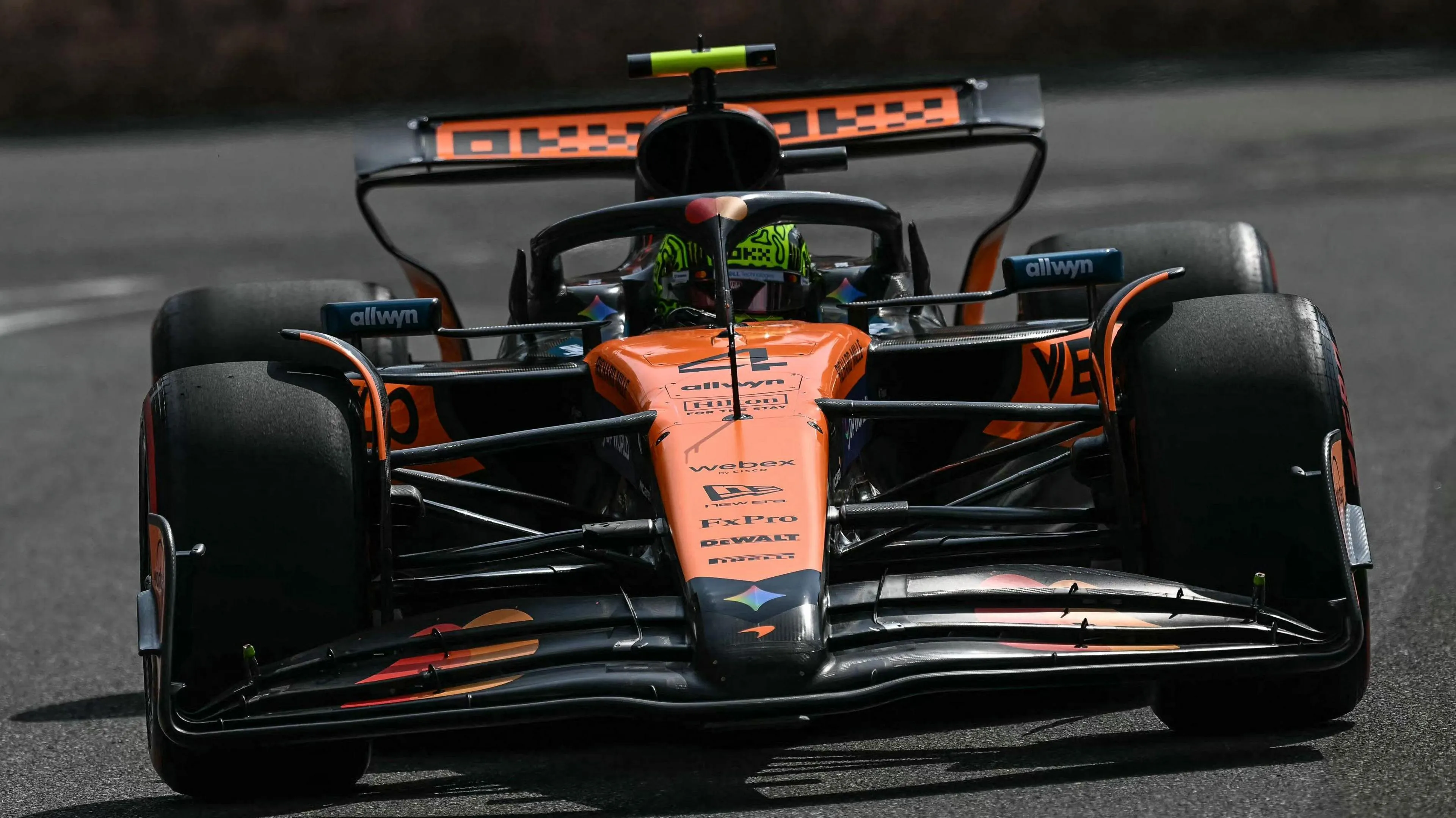 Lando Norris Tops Oscar Piastri in Azerbaijan First Practice